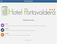 Tablet Screenshot of hotelportavaldera.it